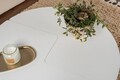 Masuta de cafea, Nordure, Moira, 90x41 cm, PAL, Alb natural