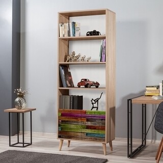 Multicolor, Biblioteca 75x35x198 cm
