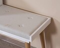 Banca, Wolina, Bohem, 55x150x2 cm, MDF , Alb / Stejar