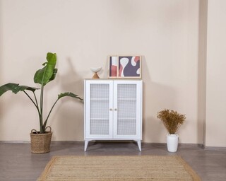 90x105x41 cm, Alb;Stejar
