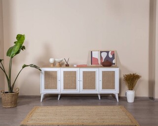 80x180x41 cm, Alb;Stejar