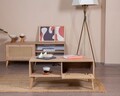 Comoda TV, Wolina, Goose, 55x180x41 cm, Corp: PAL 100% MELAMINAT, Stejar