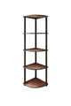 Corp biblioteca, Poter, Bookcase 5 Corner, 34x139x34 cm, MDF , Maro