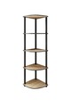Corp biblioteca, Poter, Bookcase 5 Corner, 34x139x34 cm, MDF , Stejar