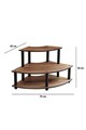 Raft de bucatarie, Poter, Countertop, 70x38x42 cm, MDF , Maro