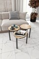Set masute 3 piese, Poter, Lavia 3, MDF , Stejar