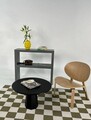 Masuta de cafea, Rotexa, Lilyum 42, 69x42x69 cm, MDF , Negru