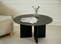 Masuta de cafea, Rotexa, Leo 42, 80x42x80 cm, MDF , Negru
