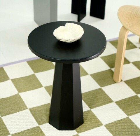 Masuta, Rotexa, Lilyum 47, 35x47x35 cm, MDF , Negru