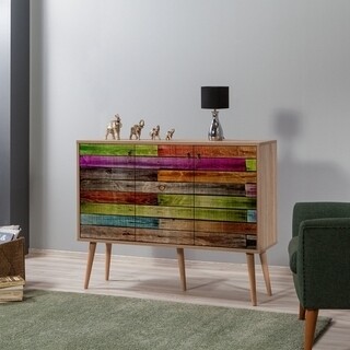 Multicolor, Comoda 120x36x94 cm