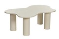 Set masute de cafea, Rotexa, Bloom, MDF , Crem