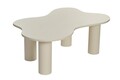 Set masute de cafea, Rotexa, Bloom, MDF , Crem