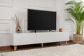 Comoda TV, Odessa, Alvin, 180x42x31 cm, PAL, Alb