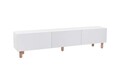 Comoda TV, Odessa, Alvin, 180x42x31 cm, PAL, Alb