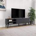 Comoda TV, Odessa, Regina, 160x50x29 cm, PAL, Antracit