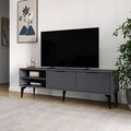 Comoda TV, Odessa, Regina, 160x50x29 cm, PAL, Antracit