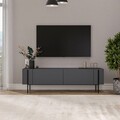 Comoda TV, Odessa, Herman, 160x45 cm, PAL, Antracit