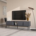 Comoda TV, Odessa, Ramsey, 180x50x29 cm, PAL, Antracit