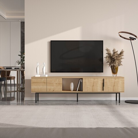 Comoda TV, Odessa, Ramsey, 180x50x29 cm, PAL, Maro