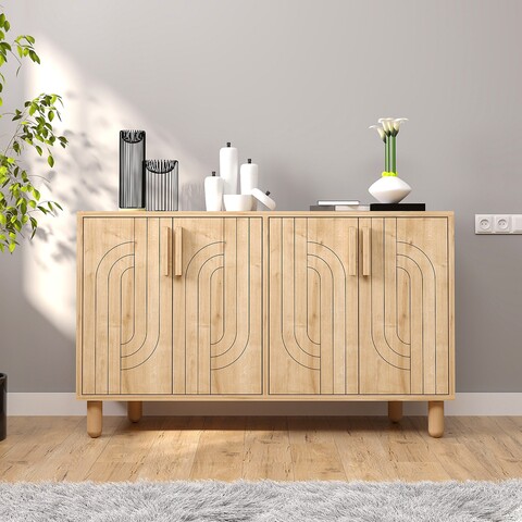 Consola, Odessa, Rodney, 120x73 cm, PAL, Stejar Safir