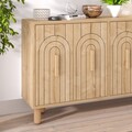 Consola, Odessa, Tiger, 120x73 cm, PAL, Stejar Safir