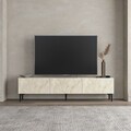 Comoda TV, Odessa, Oscar, 180x45x31 cm, PAL, Travertin