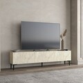 Comoda TV, Odessa, Oscar, 180x45x31 cm, PAL, Travertin