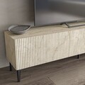 Comoda TV, Odessa, Oscar, 180x45x31 cm, PAL, Travertin
