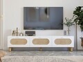 Comoda TV, Odessa, Elena, 180x42 cm, PAL, Alb