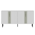Consola, Odessa, Caresa, 150x75x36 cm, PAL, Alb