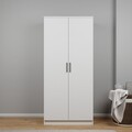 Dulap pentru haine, Miwood, Kardelen 1600-100, 80x180x51 cm, PAL, Alb
