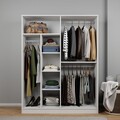 Dulap pentru haine, Miwood, Kardelen 1600-99, 140x180x51 cm, PAL, Alb