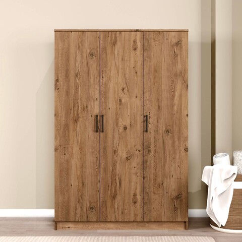 Dulap pentru haine, Miwood, Kardelen 1600-119, 120x180x51 cm, PAL, Maro