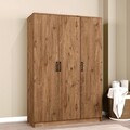 Dulap pentru haine, Miwood, Kardelen 1600-119, 120x180x51 cm, PAL, Maro