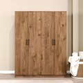 Dulap pentru haine, Miwood, Kardelen 1600-114, 140x180x51 cm, PAL, Maro