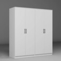 Dulap pentru haine, Miwood, Kardelen 1600-103, 160x180x51 cm, PAL, Alb
