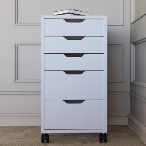 Dulap, Miwood, Duru 1600-48, 40x77 cm, PAL, Alb