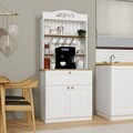 Dulap de bucatarie, Miwood, Lucas 1600-93, 80x100x42 cm, PAL, Alb