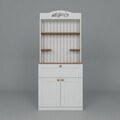 Dulap de bucatarie, Miwood, Lucas 1600-93, 80x100x42 cm, PAL, Alb