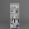 Corp biblioteca, Miwood, Lucas 1600-110, 64x182x25 cm, PAL, Alb