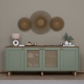 Consola, Miwood, Bohemian 1600-147, 180x75x40 cm, PAL, Verde
