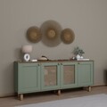 Consola, Miwood, Bohemian 1600-147, 180x75x40 cm, PAL, Verde