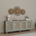 Consola, Miwood, Bohemian 1600-132, 180x75x40 cm, PAL, Verde