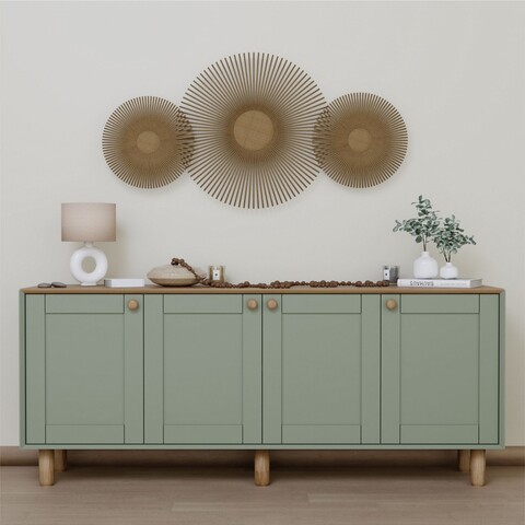 Consola, Miwood, Bohemian 1600-82, 180x75x40 cm, PAL, Verde