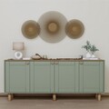 Consola, Miwood, Bohemian 1600-82, 180x75x40 cm, PAL, Verde