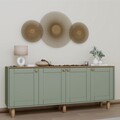 Consola, Miwood, Bohemian 1600-82, 180x75x40 cm, PAL, Verde