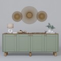 Consola, Miwood, Bohemian 1600-82, 180x75x40 cm, PAL, Verde