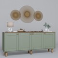 Consola, Miwood, Bohemian 1600-82, 180x75x40 cm, PAL, Verde