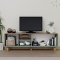 Comoda TV, Miwood, Bohemian 1600-84, 160x56x40 cm, PAL, Verde