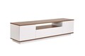 Comoda TV, Lorena, Veramont, 180x44 cm, PAL, Alb/Maro